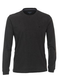 Casamoda Herren Langarmshirt "Casamoda T-Shirt Langarm uni", grau, Gr. L, 62% Baumwolle, 38% Polyester, Shirts
