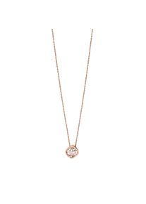 Vivance Damen Kette mit Anhänger "585/- Rotgold glanz Morganit", 46cm, Gold, L: 46cm B: 9.5mm, rot, Gold, B:9.5mm, Halsketten