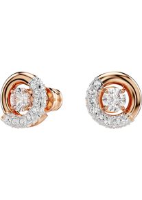 Swarovski Damen Paar Ohrstecker "Schmuck Geschenk Dextera Ohrringe, 5692258", Metall, weiß, Metall, Ohrringe, mit Swarovski Zirkonia (synth.)