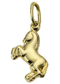 Firetti Mädchen Ketten-Anhänger "Schmuck Geschenk Gold 333 Halsschmuck Anhänger für Halskette Pferd", Gelbgold 333, 0,45 g, gold, Gelbgold 333,
