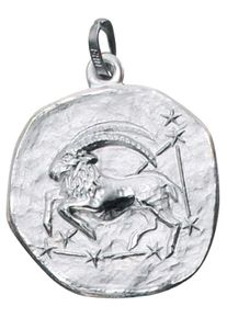 Jobo Damen Sternzeichen-Anhänger "Sternzeichen Steinbock", Silber 925 (Sterlingsilber), silber, Silber 925 (Sterlingsilber), Schmuckanhänger, 925