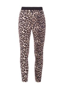 Damen Leggings "ZAYN", beige, casual, Gr. XS, Le Temps Des Cerises, 78% Polyester, 22% Elasthan, Hosen, in angesagter Leo-Optik