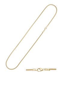 Jobo Damen Goldkette, Gelbgold 333, L: 50cm, gold, Gelbgold 333, Halsketten, Schlangenkette 333 Gold 50 cm 2,4 mm