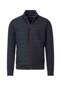Casamoda Herren Strickjacke "Casamoda Strickjacke uni", blau, Gr. M, 100% Baumwolle, Strickjacken