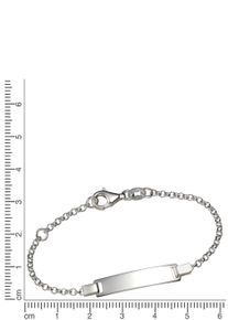 Firetti Armband "Schmuck Geschenk Silber 925 Armkette ID-Platte Erbskette", 15, Silber 925 (Sterlingsilber), silber, Silber 925 (Sterlingsilber),