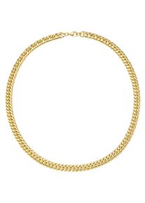 Firetti Herren Panzerkette "Schmuck Geschenk Halsschmuck Halskette Panzerkette ca. 9,3 mm breit", Edelstahl, L: 60cm B: 9,3mm, gold, Edelstahl,