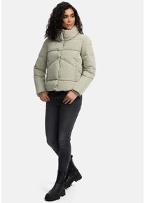 Marikoo Damen Winterjacke "Jalliaa", grau, Gr. L, Obermaterial: 100% Polyester; Innenmaterial: 100% Polyester., Jacken, mit schönem Steppdesign