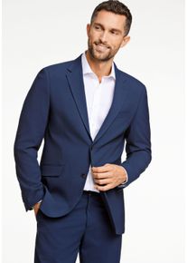 LINDBERGH Herren Anzugsakko "LINDBERGH Blazer", blau, Gr. 52, Oberstoff: 67% Polyester, 28% Viskose, 5% Elasthan; Futter: 98% Polyester, 2% Elasthan,