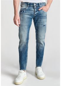 Herren Bequeme Jeans "700/11", blau, casual, Gr. 34, Le Temps Des Cerises, 94% Baumwolle, 5% Polyester, 1% Elasthan, Jeans, mit leichten