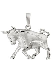 Jobo Damen Sternzeichen-Anhänger "Sternzeichen Stier", Silber 925 (Sterlingsilber), silber, Silber 925 (Sterlingsilber), Schmuckanhänger, 925 Silber