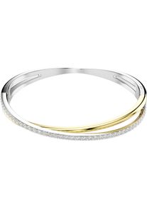 Swarovski Damen Armreif "Schmuck Geschenk Armschmuck Hyperbola, 5689721, 5689720, 5689722", L, Metall, gold, Metall, Armbänder, mit Swarovski