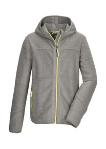 Killtec Kinder Fleecejacke "KOW 364 BYS KNTFLC JCKT", grün, sportlich, Gr. 152, Oberstoff: 74% Polyester, 26% Viskose, Futter: 100% Polyester, Jacken