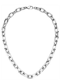 Jobo Damen Kette ohne Anhänger, Edelstahl, L: 48cm, silber, Edelstahl, Halsketten, Edelstahl 48 cm