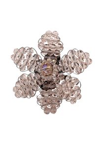 Damen Fingerring "Turin", Glas, rosa, Collezione Alessandro, Glas, Fingerringe