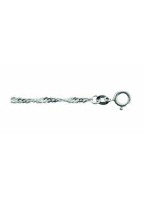Adelia´s ADELIA ́S Damen Silberkette "925 Silber Singapur Halskette 42 cm Ø 2,4 mm", 42, Silber 925 (Sterlingsilber), silber, Silber 925 (Sterlingsilber),