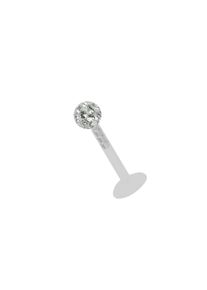 Adelia´s ADELIA ́S Damen Dehnschnecke "Piercing Ohrpiercing", transparent, modisch, Titan, Piercings, Teflon ist Allergiefrei und als Erstpiercing zugelassen