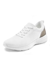 Lascana Damen Sneaker, Gr. 40, weiß, Obermaterial: 100% Textilmaterial. Futter: 100% Textilmaterial. Decksohle: 100% Textilmaterial. Laufsohle: 100%