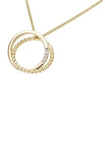 Firetti Damen Ketten-Anhänger "Schmuck Geschenk Gold 333 Halsschmuck Anhänger für Halskette", 0,015 ct P2 = erkennbare Einschlüsse, Gelbgold