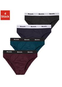Bench. Herren Slip, Gr. S, bunt, Jersey, Obermaterial: 95% Baumwolle, 5% Elasthan, unifarben, Unterhosen, mit kontrastfarbigem Webbündchen