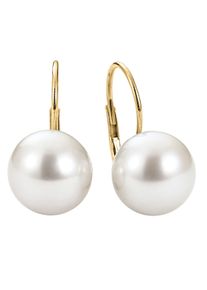 Firetti Damen Paar Ohrhänger "Schmuck Geschenk Gold 585 Ohrschmuck Patentbrisur Perle", Gelbgold 585-Perlen, gold, Gelbgold 585, Perlen, Ohrringe,