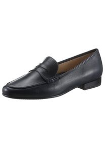 Ara Damen Slipper "KENT", Gr. 7, blau, Glattleder, elegant, Schuhe, Loafer, Halbschuh, Büroschuh in eleganter Form, schmale Schuhweite