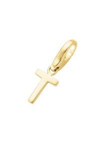 Damen Charm Buchstabe "Buchstabe T, Silber 925", gold, Giorgio Martello MILANO, Silber 925 (Sterlingsilber), Charms