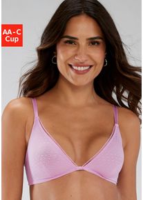 s.Oliver Damen Bralette-BH "Charlotte", Gr. 75, pink, Tüll, Obermaterial: 88% Polyamid, 12% Elasthan, modisch, BHs, ohne Bügel aus Tüll in dezenter