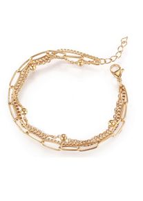 Kingka Damen Armband "Schmuck Geschenk, Layering", Edelstahl, gold, Edelstahl, Armbänder