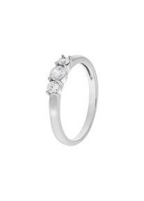 Vivance Damen Fingerring "925/- Sterling Silber rhodiniert Zirkonia", 020 (63,7), Silber 925 (Sterlingsilber), weiß, Silber 925 (Sterlingsilber),