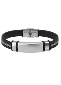 Adelia´s ADELIA ́S Herren Edelstahlarmband "Herren Armband aus Edelstahl 21 cm", 21, Edelstahl, silber, Edelstahl, Armbänder