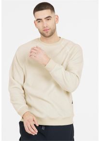 Virtus Herren Sweatshirt "Cade", beige, casual, Gr. XXXL, unifarben, 100% Polyester, Sweatshirts, mit weichem Fleece-Touch