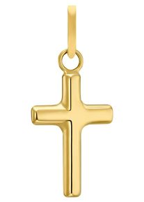 Amor Damen Kreuz-Anhänger "9038459", Gelbgold 585, 0,37 g, gold, Gelbgold 585, Schmuckanhänger