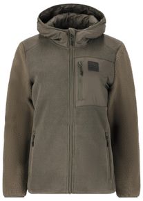 WHISTLER Kinder Fleecejacke "Makaloo", grau, casual, Gr. 128, unifarben, 100% Polyester, Jacken, mit praktischer Brusttasche