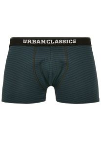 Urban Classics Herren Boxershorts "Urban Classics Männer Boxer Shorts 3-Pack", Gr. Sbtlgrn, dkblu, bur, dkblu, wht, blk, 95% Baumwolle, 5% Polyester,