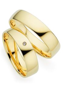 Phoenix PHÖNIX Trauring "Schmuck Geschenk Gold 333 Trauring Ehering LIEBE versch. Varianten", 62, 0,01 ct SI = kleine Einschlüsse mit Brillant, Gelbgold 333,