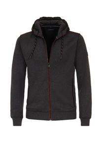 Casamoda Herren Sweatjacke "Casamoda Sweatjacke uni", grau, Gr. L, 88% Baumwolle, 12% Polyester, Sweatjacken