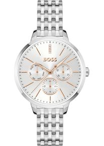 BOSS Damen Multifunktionsuhr "SYMPHONY", silber, Armbanduhren, Quarzuhr, Armbanduhr, Damenuhr, Edelstahlarmband, analog