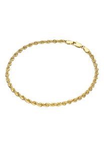 Luigi Merano Damen Armband "Kordelkette, Gold 585", 21cm, Gelbgold 585, gold, Gelbgold 585, Armbänder