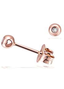 Goldmaid Damen Paar Ohrstecker, Rotgold 333-Rotgold 375-Rotgold 585-Rotgold 750, rot, Rotgold 333, Rotgold 375, Rotgold 585, Rotgold 750, Ohrringe