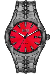 Diesel Herren Quarzuhr "VERT", grau, Armbanduhren, Armbanduhr, Herrenuhr, Edelstahlarmband, analog, Tag