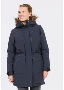 WHISTLER Damen Parka "Bluff", blau, casual, Gr. 40, unifarben, 92% Polyester, 8% Elasthan, Jacken, mit wasserdichten und wärmenden Eigenschaften
