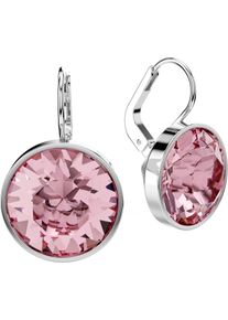 Swarovski Damen Paar Ohrhänger "Schmuck Geschenk Ohrringe Bella Drop 5724288 5724290 5724291 5724292", Metall, rosa, Metall, Ohrringe, mit Swarovski