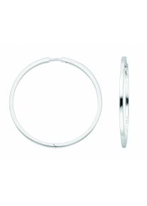 Adelia´s ADELIA ́S Damen Paar Creolen "Damen Silberschmuck", Damen, Silber 925 (Sterlingsilber), silber, Silber 925 (Sterlingsilber), Ohrringe, 925 Sterling