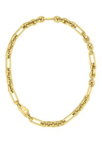 BOSS Damen Kette ohne Anhänger "Schmuck Edelstahl Halsschmuck Ankerkette HAILEY", Edelstahl, L: 43cm B: 9mm, gold, Edelstahl, B:9mm, Halsketten