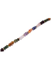 Firetti Damen Collier "Schmuck Geschenk Halsschmuck Halskette Edelsteinkette Tigerauge", Messing, L: 50cm B: 6mm, bunt, Messing, B:6mm, Halsketten,