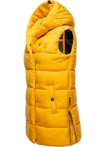 Navahoo Damen Steppweste "Madilynaa", gelb, sportlich, Gr. S, Oberstoff: 100% Polyester; Futter: 100% Polyester; Wattierung: 100% Polyester, Westen,