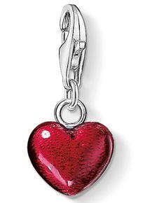 Thomas Sabo Damen Charm-Einhänger "Rotes Herz, 0794-007-10", bunt, Silber 925 (Sterlingsilber), Charms