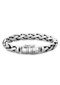 Kuzzoi Herren Armband "Herren Gliederarmband Robust Rund 925 Silber", 23cm, ohne Stein, Silber 925 (Sterlingsilber), silber, Silber 925