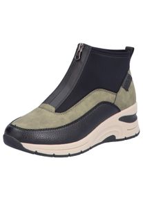 Rieker Damen Sneaker, Gr. 43, bunt, Lederimitat, Textil, sportlich, Schuhe, Freizeitschuh, High Top Sneaker, Stiefelette mit modischer Laufsohle