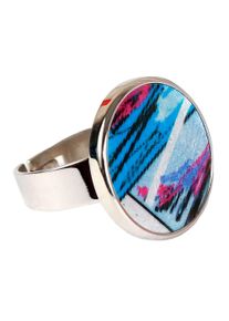 DeMarie Damen Fingerring "Edelstahl mit Silber-/Goldeinlage", 020 (63,7), Edelstahl, bunt, Edelstahl, Fingerringe